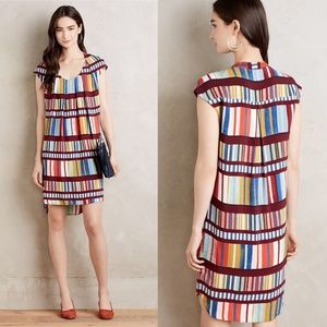 Anthropologie Maeve Au Revoir Dress in Red